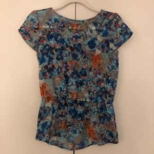 Halogen Floral Blouse